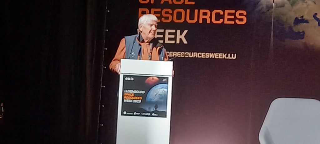 Arthur Woods at the 2023 Luxembourg Space Resources Week