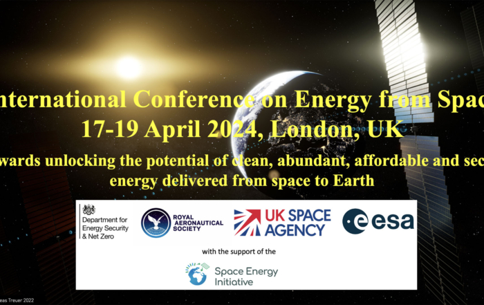 ESA/UK Energy from Space Conference