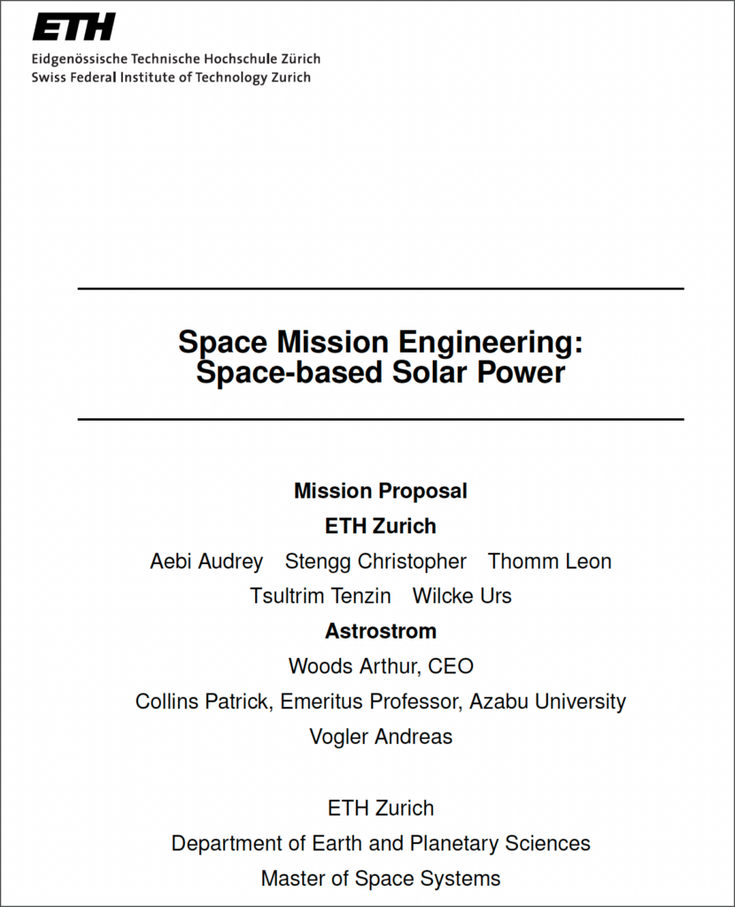 ETH-ASTROSTROM ELEO Report